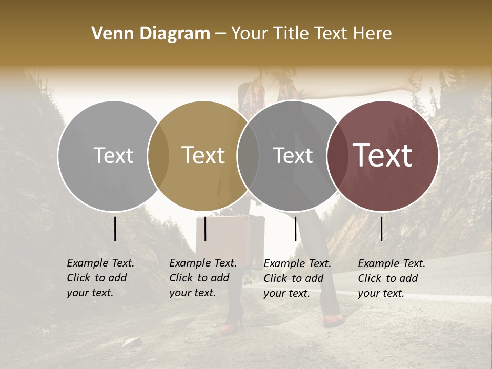 Outdoor Traveler Sky PowerPoint Template