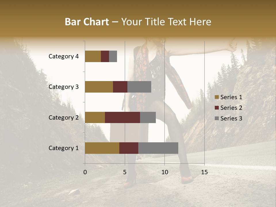 Outdoor Traveler Sky PowerPoint Template