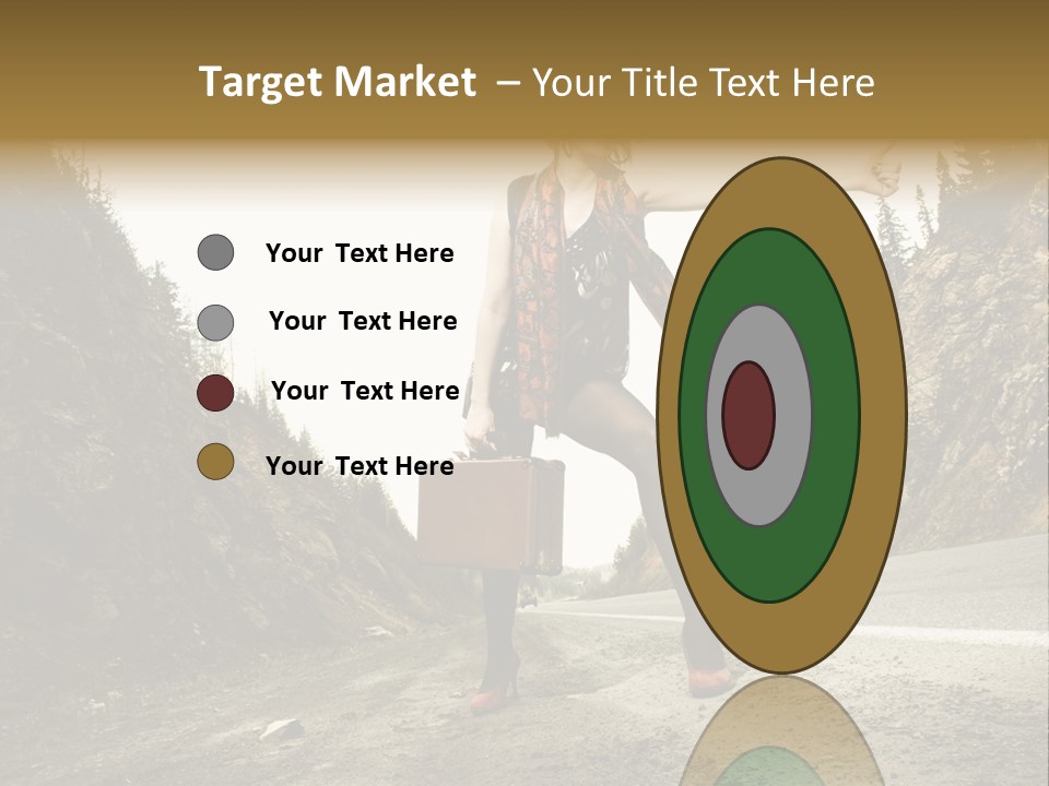 Outdoor Traveler Sky PowerPoint Template