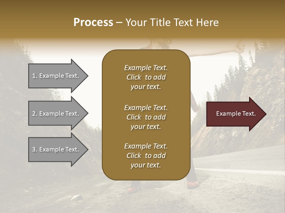 Outdoor Traveler Sky PowerPoint Template