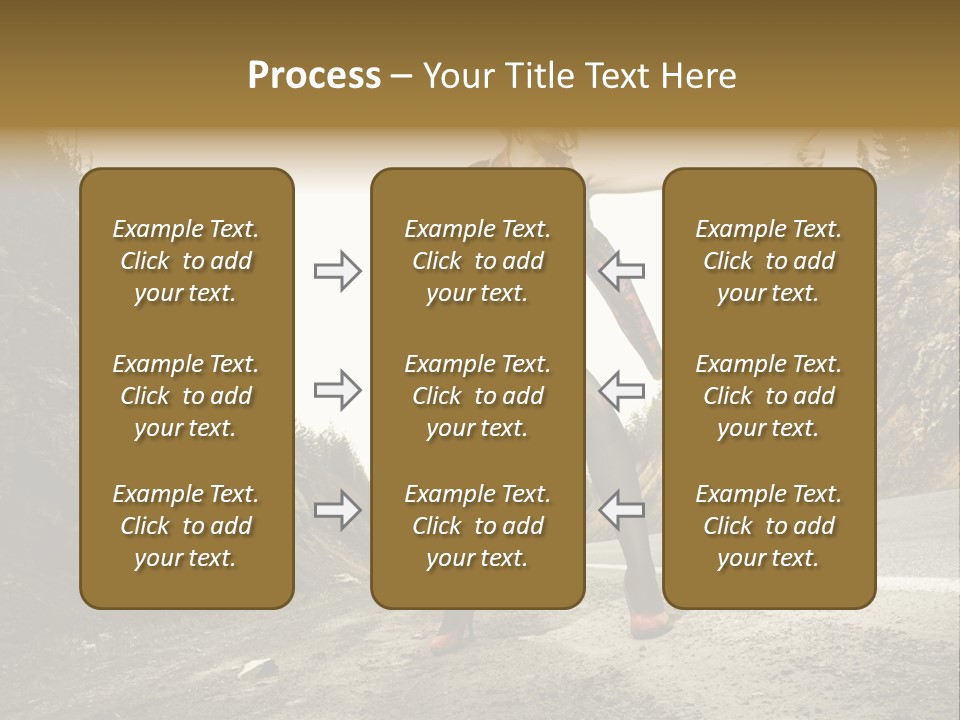 Outdoor Traveler Sky PowerPoint Template