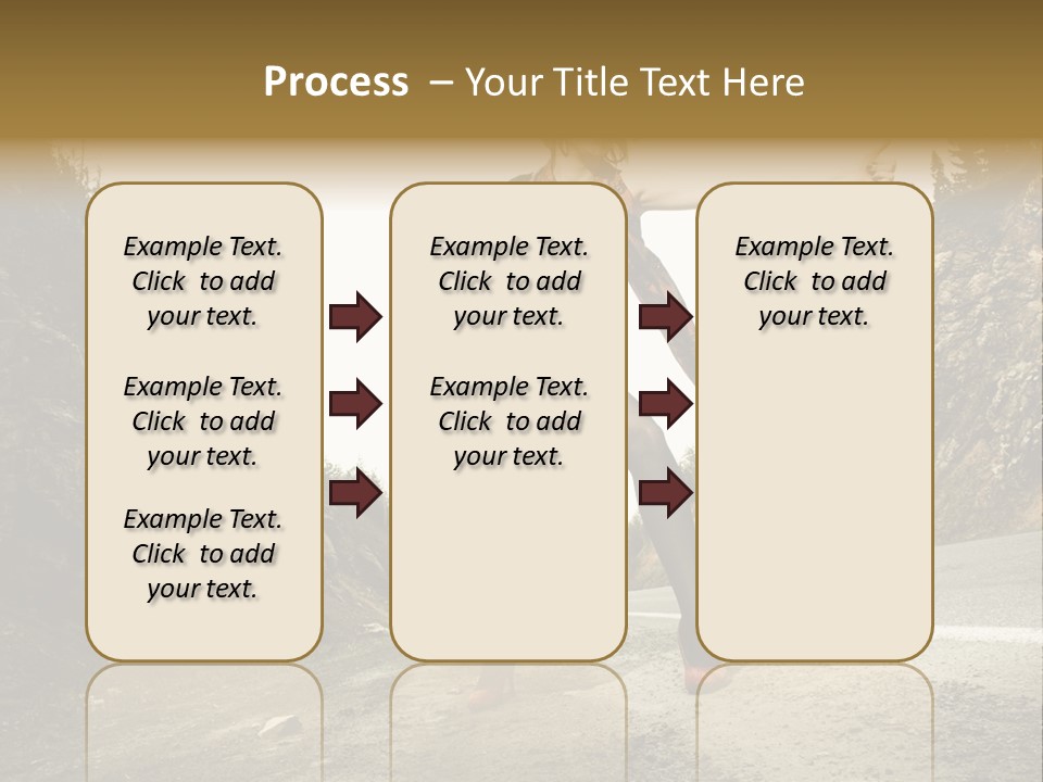 Outdoor Traveler Sky PowerPoint Template