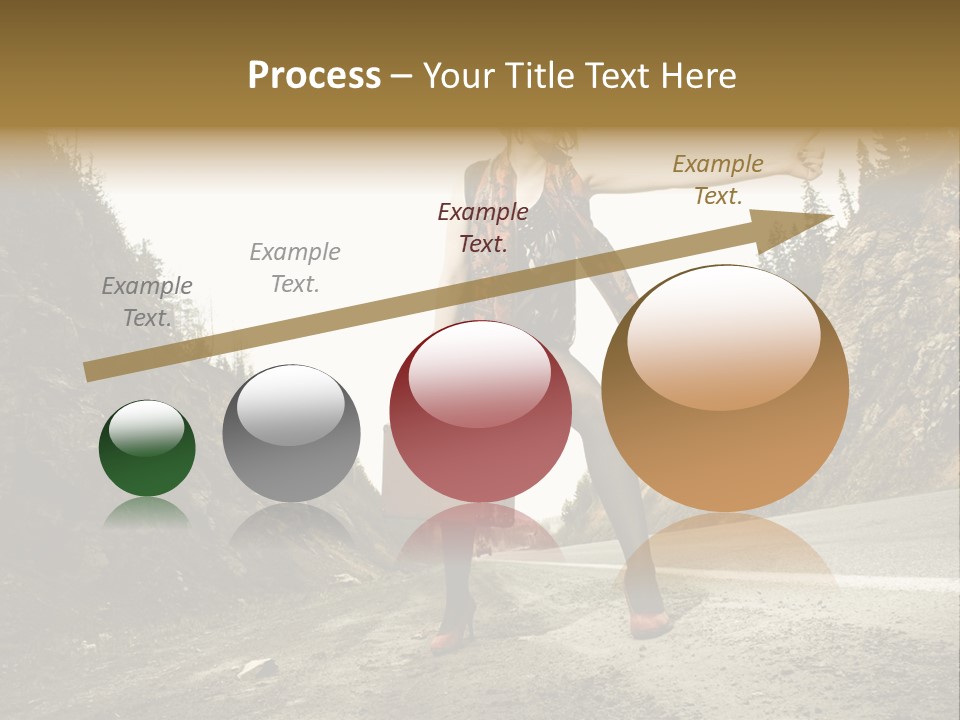 Outdoor Traveler Sky PowerPoint Template