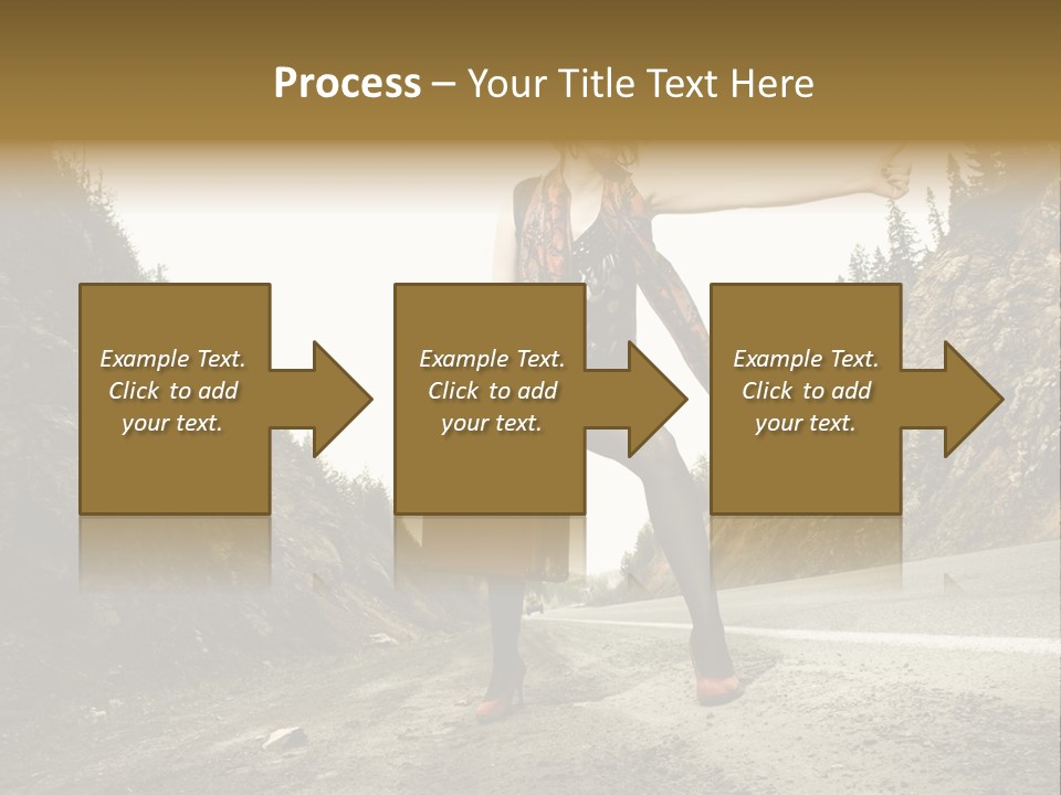 Outdoor Traveler Sky PowerPoint Template