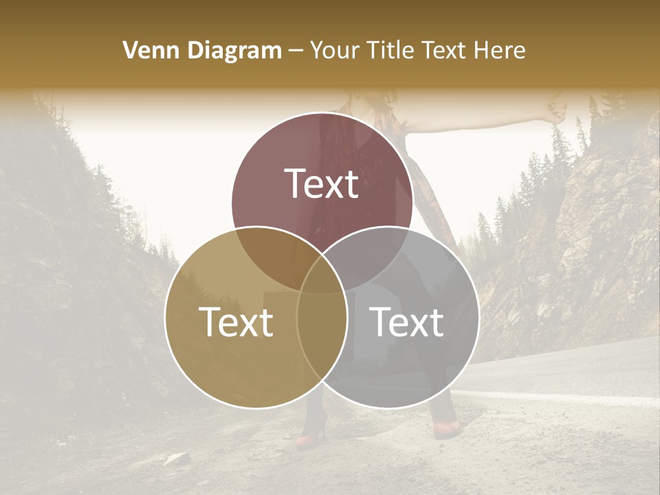 Outdoor Traveler Sky PowerPoint Template