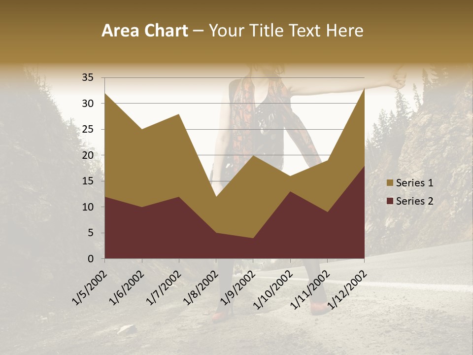 Outdoor Traveler Sky PowerPoint Template