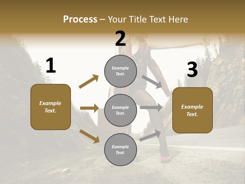 Outdoor Traveler Sky PowerPoint Template