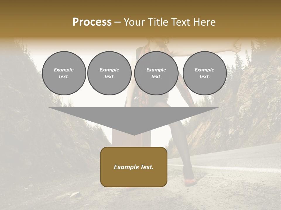 Outdoor Traveler Sky PowerPoint Template