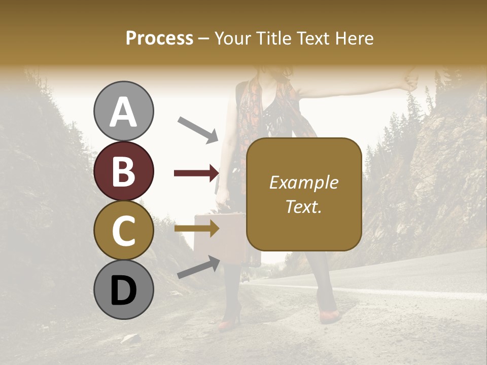 Outdoor Traveler Sky PowerPoint Template