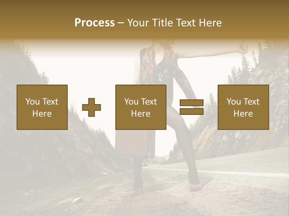 Outdoor Traveler Sky PowerPoint Template