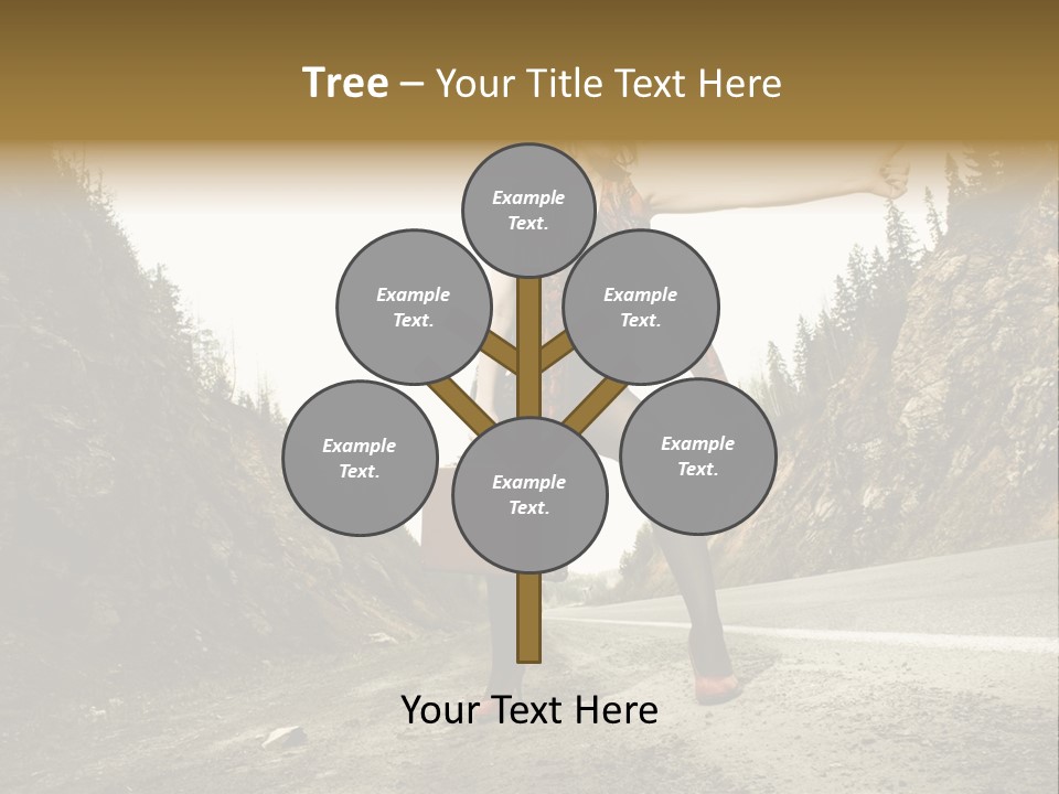 Outdoor Traveler Sky PowerPoint Template