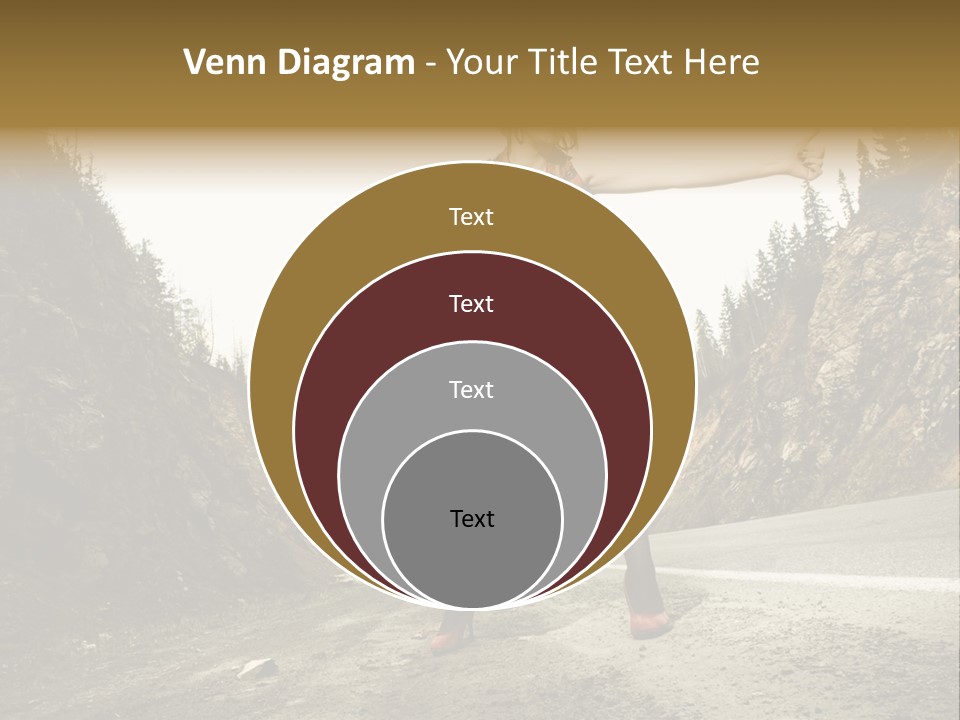 Outdoor Traveler Sky PowerPoint Template
