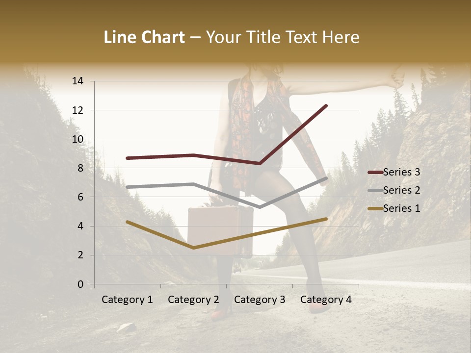 Outdoor Traveler Sky PowerPoint Template