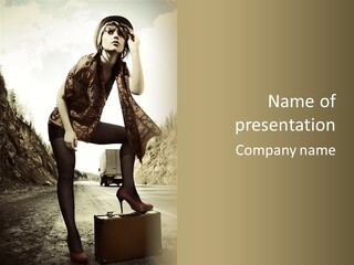 Hitchhike Young Model PowerPoint Template