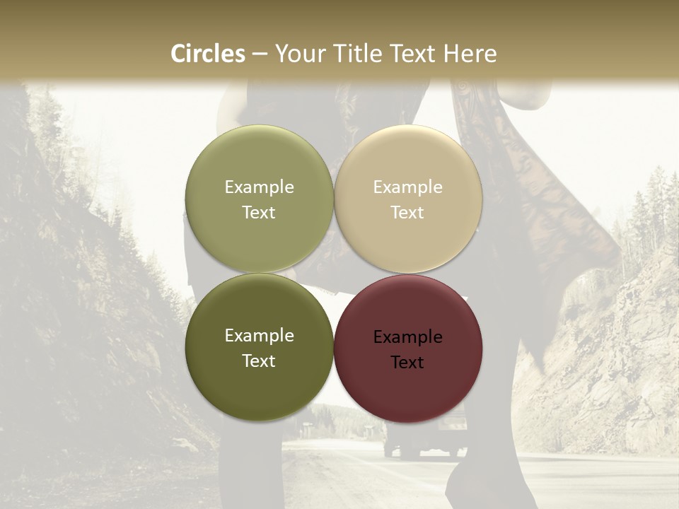 Hitchhike Young Model PowerPoint Template