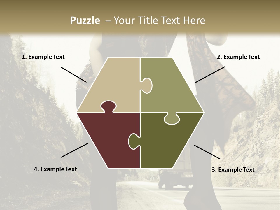 Hitchhike Young Model PowerPoint Template