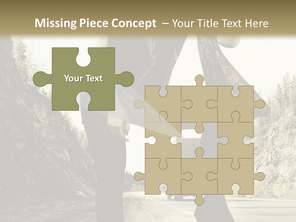 Hitchhike Young Model PowerPoint Template