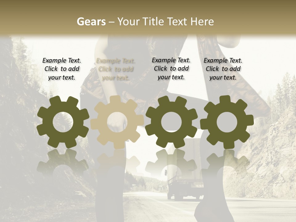 Hitchhike Young Model PowerPoint Template