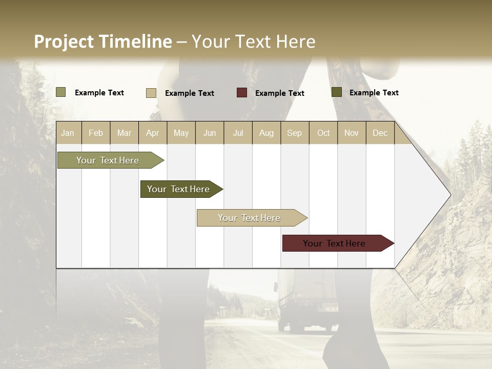 Hitchhike Young Model PowerPoint Template