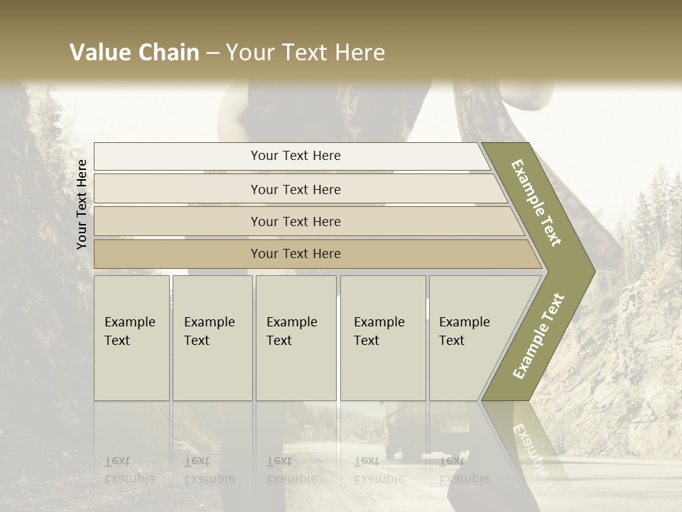 Hitchhike Young Model PowerPoint Template