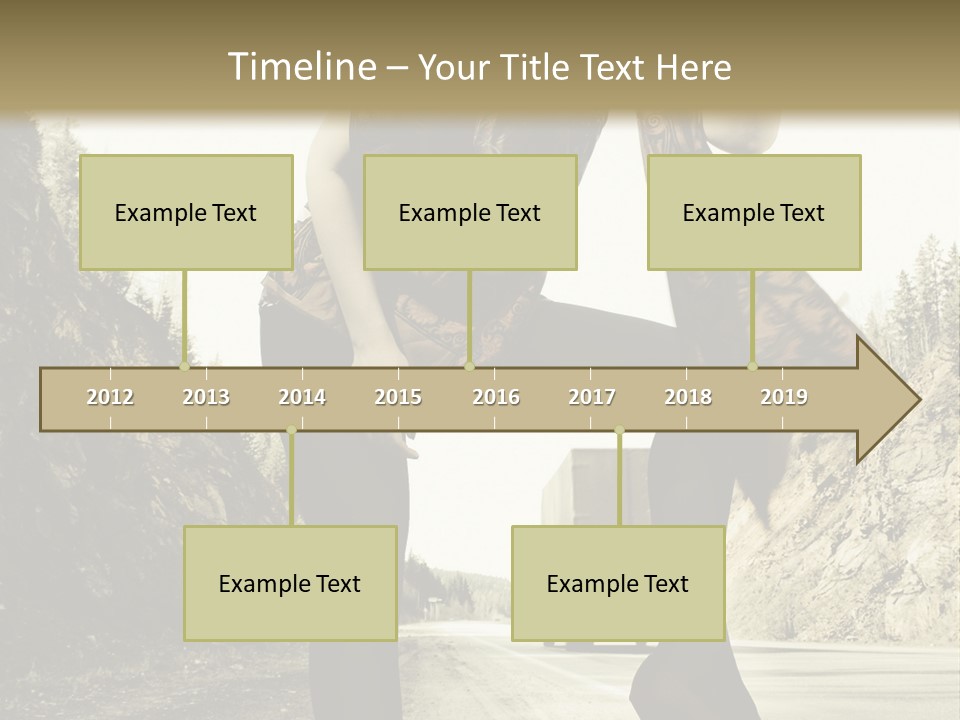 Hitchhike Young Model PowerPoint Template