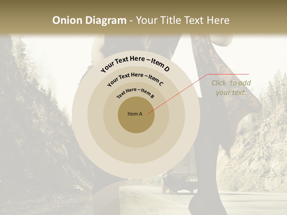 Hitchhike Young Model PowerPoint Template