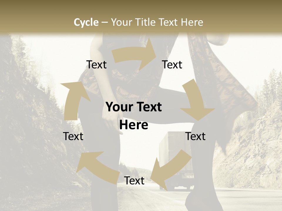 Hitchhike Young Model PowerPoint Template