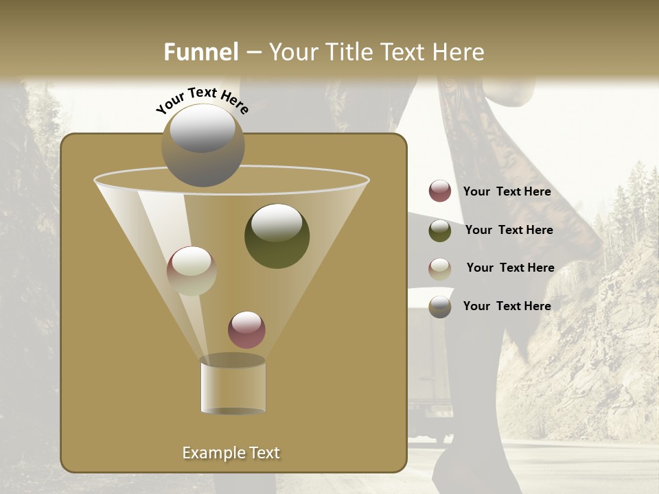Hitchhike Young Model PowerPoint Template