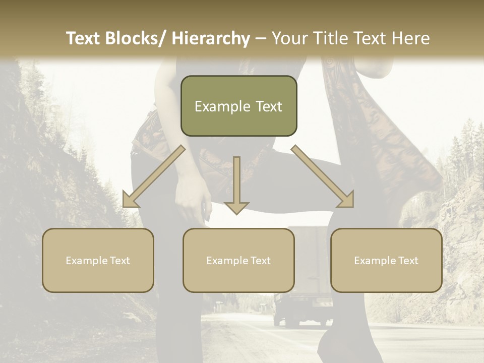 Hitchhike Young Model PowerPoint Template