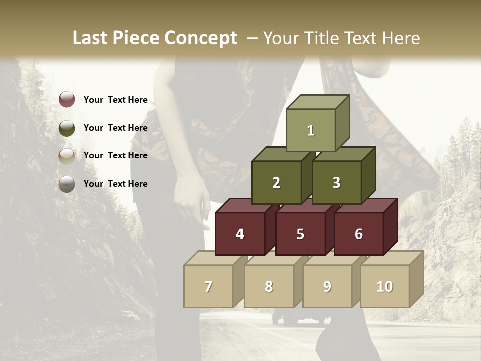 Hitchhike Young Model PowerPoint Template