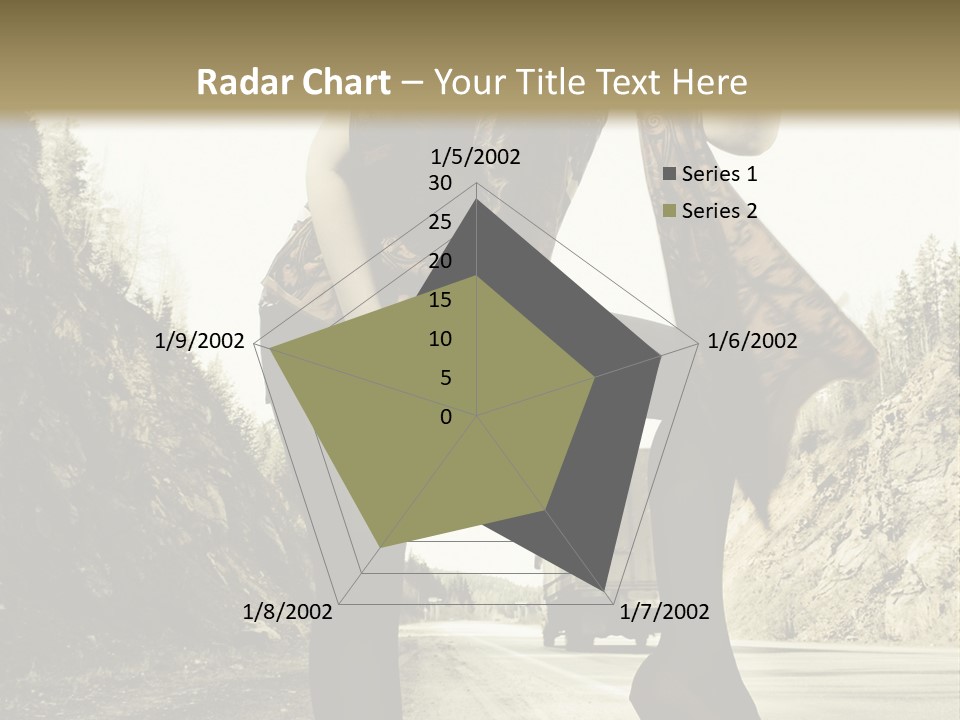 Hitchhike Young Model PowerPoint Template