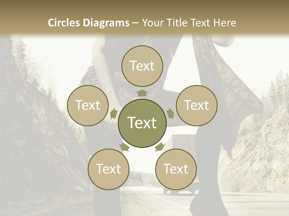 Hitchhike Young Model PowerPoint Template