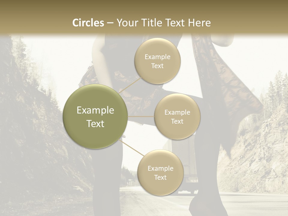 Hitchhike Young Model PowerPoint Template