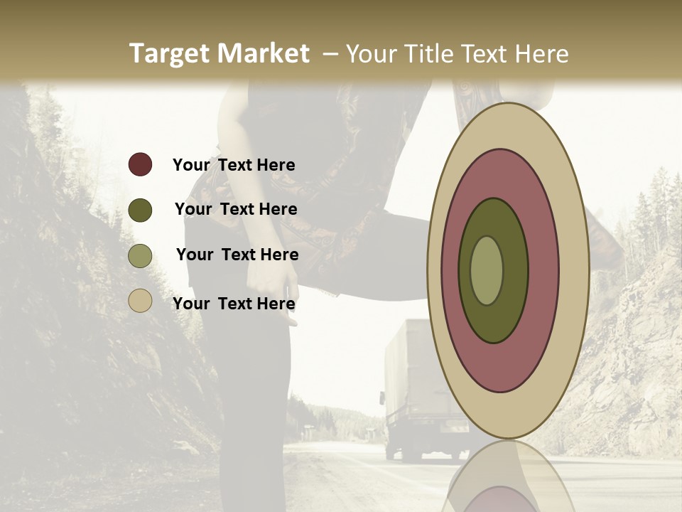 Hitchhike Young Model PowerPoint Template