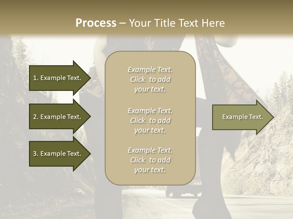 Hitchhike Young Model PowerPoint Template