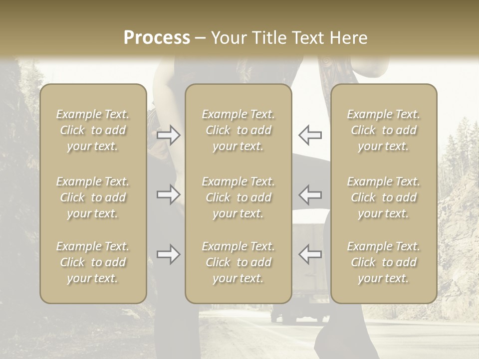 Hitchhike Young Model PowerPoint Template