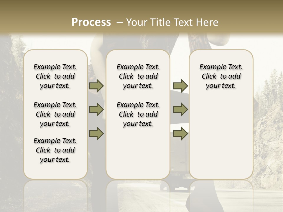 Hitchhike Young Model PowerPoint Template