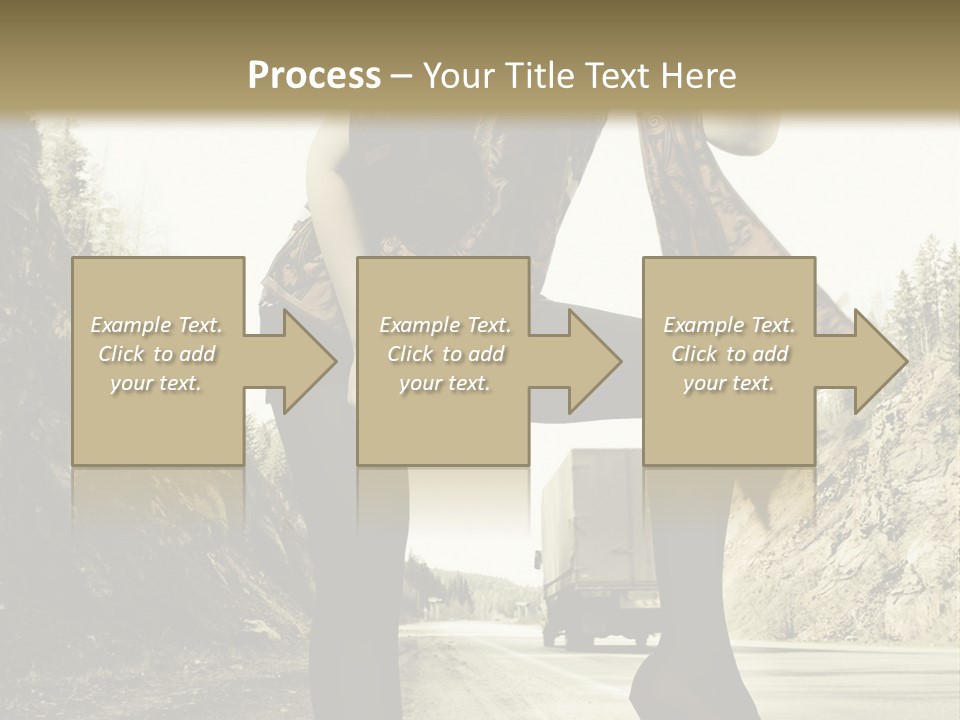 Hitchhike Young Model PowerPoint Template