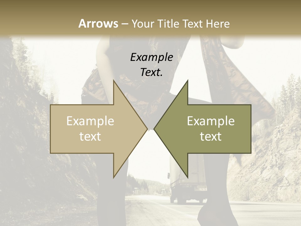 Hitchhike Young Model PowerPoint Template