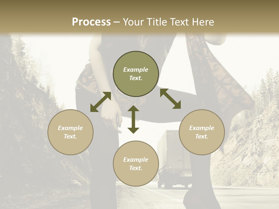 Hitchhike Young Model PowerPoint Template