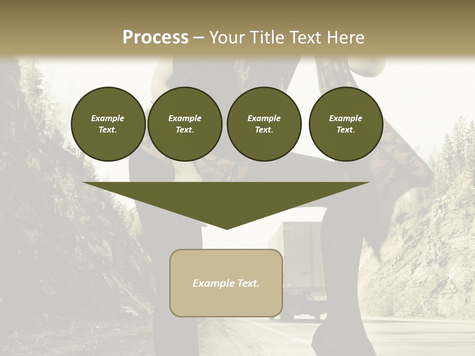 Hitchhike Young Model PowerPoint Template