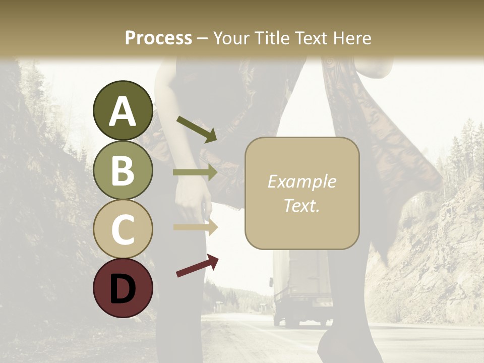 Hitchhike Young Model PowerPoint Template