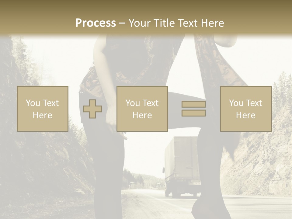 Hitchhike Young Model PowerPoint Template