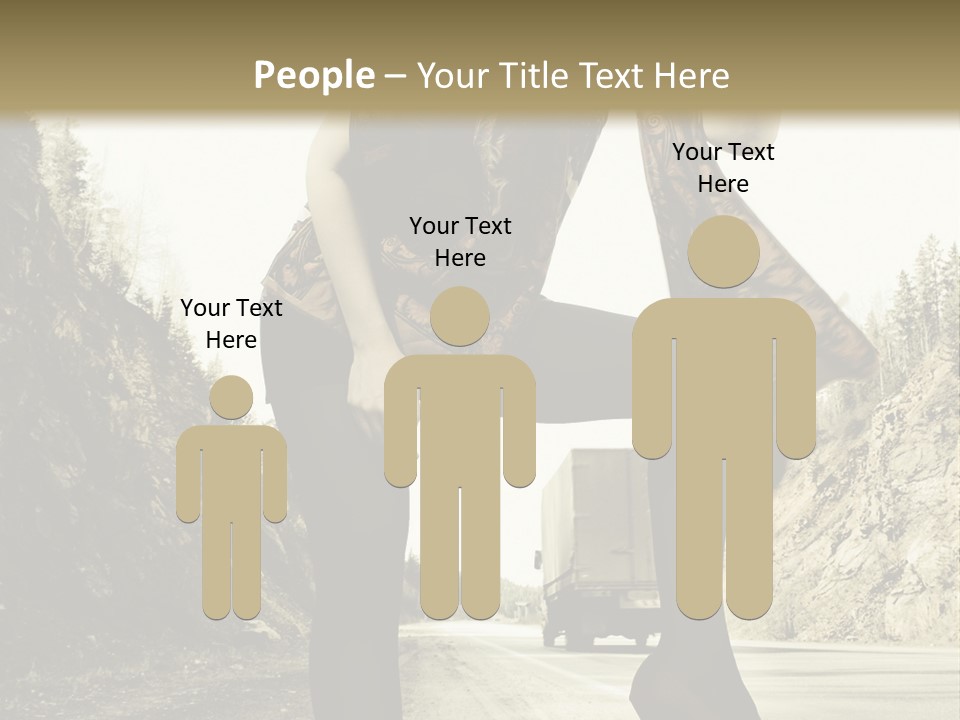 Hitchhike Young Model PowerPoint Template