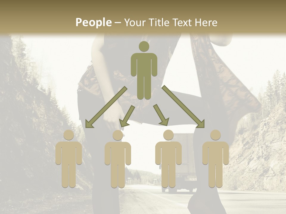 Hitchhike Young Model PowerPoint Template