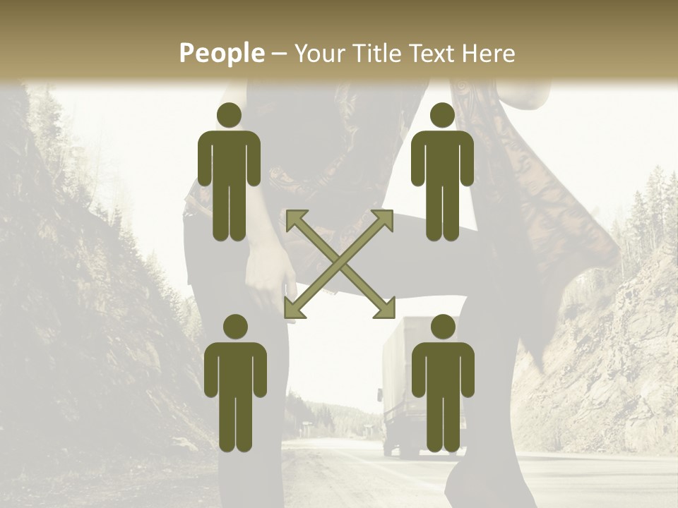 Hitchhike Young Model PowerPoint Template