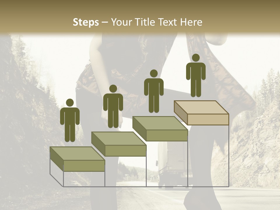 Hitchhike Young Model PowerPoint Template