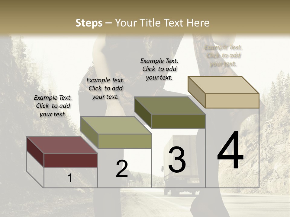 Hitchhike Young Model PowerPoint Template