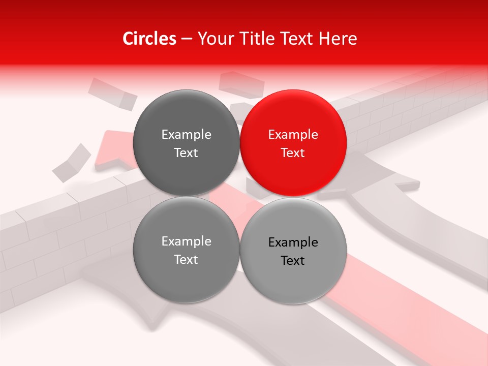 Arrow Achievement Forward PowerPoint Template