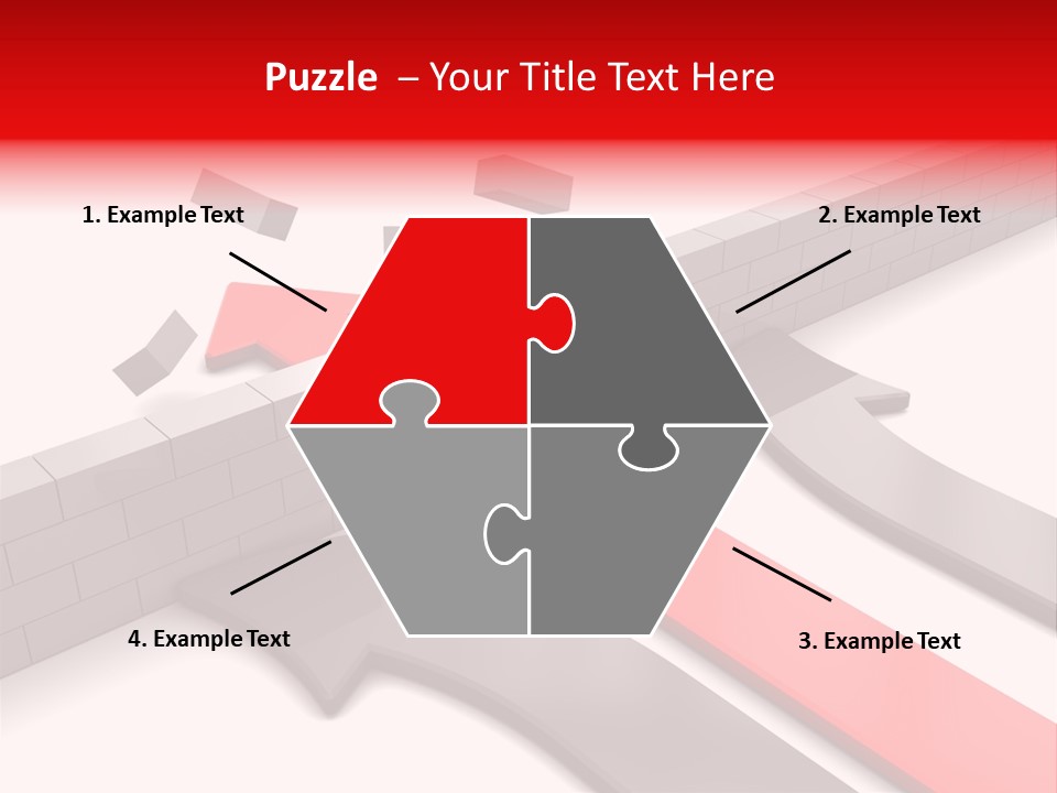 Arrow Achievement Forward PowerPoint Template